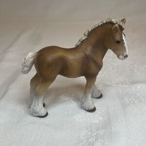 Schleich CLYDESDALE FOAL Baby Horse Farm Animal Figure 2009